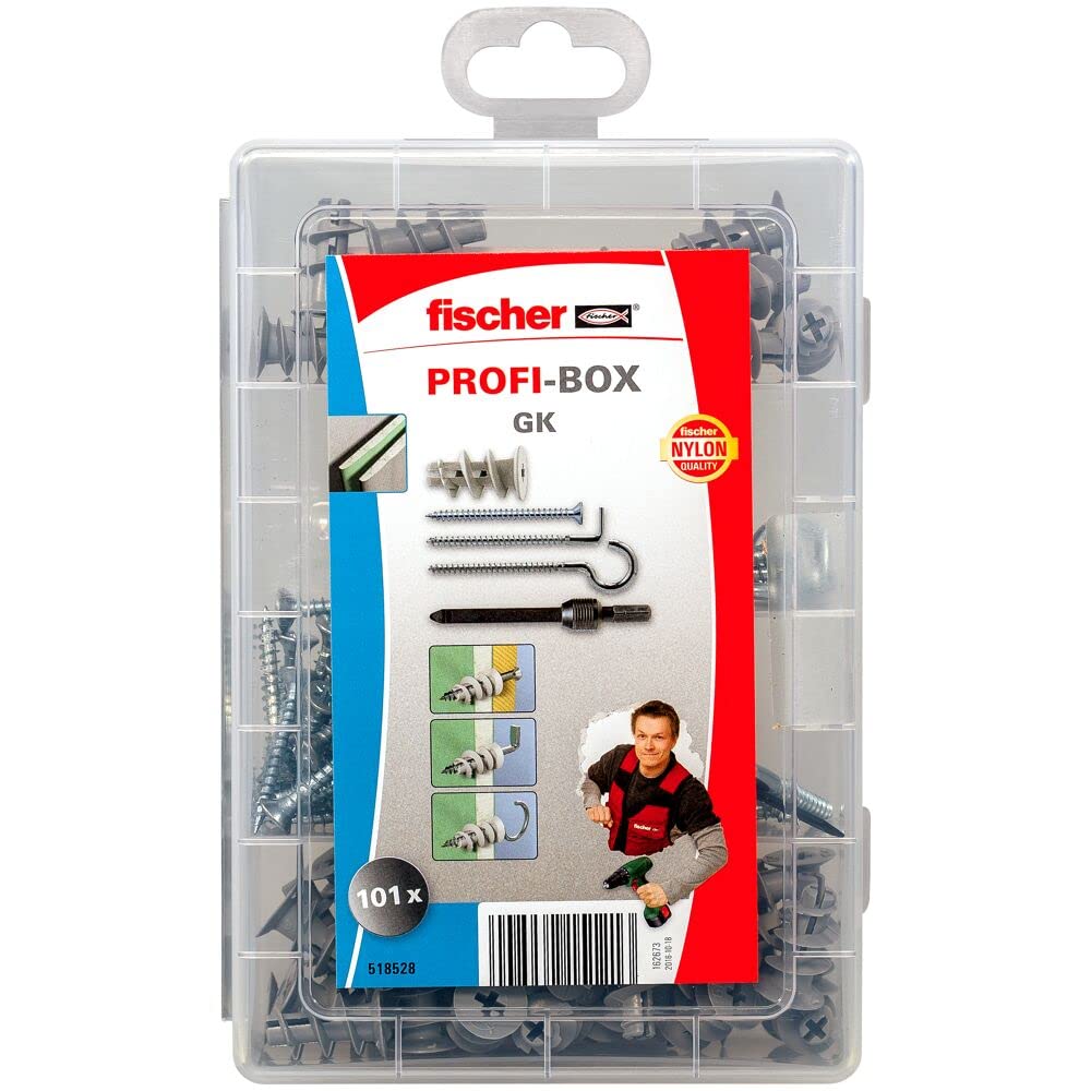 Fischer Master Box Wall Plug and Screw Set, 518528 | Amazon price